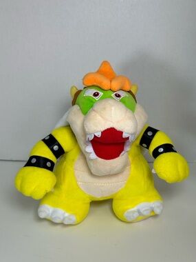2/$40 🍓 Bowser Super Mario Nintendo 10” Japanese Tag Sani Japan Plush